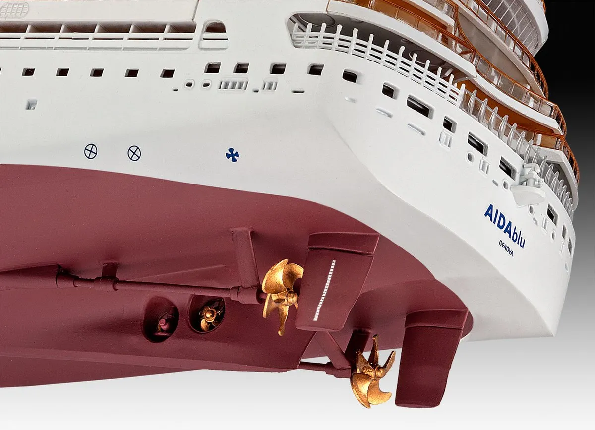 Revell 05230 Cruiser Ship AIDAblu Modelbouwpakket 1:400 - 380 Onderdelen - Multi