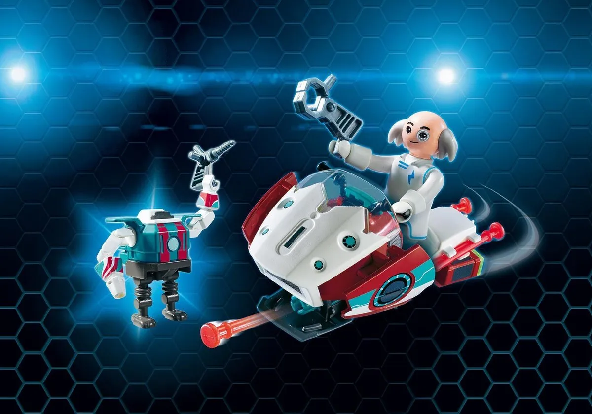 Playmobil Super 4 Skyjet Dr. X & Robot 9003