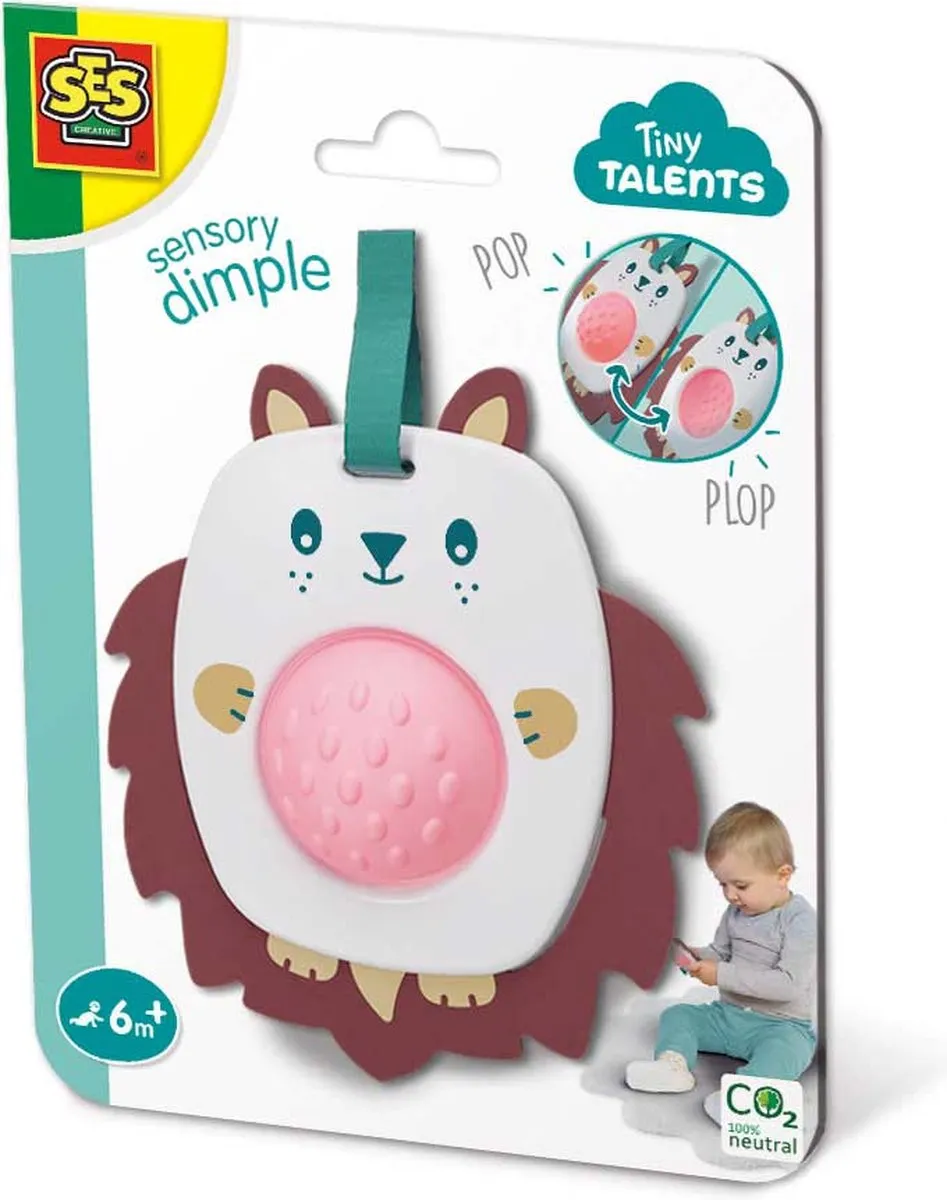 SES Creative Tiny Talents Grijpspeelgoed Dimple Egel