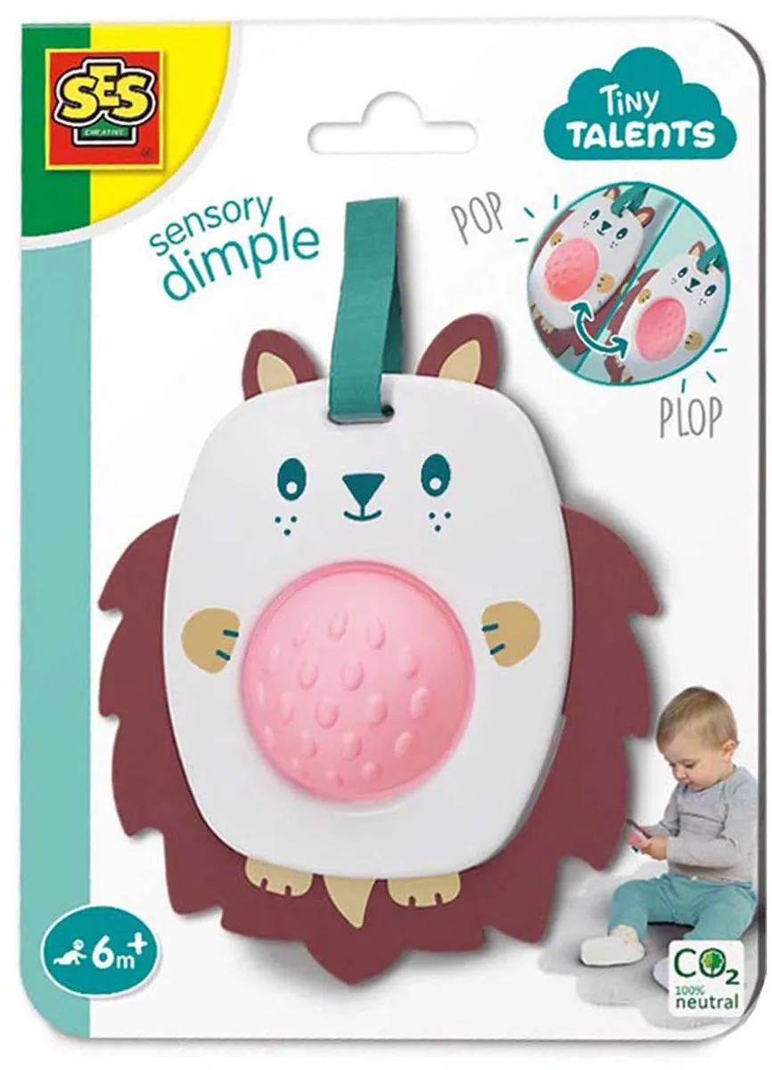 SES Creative Tiny Talents Grijpspeelgoed Dimple Egel - Baby - afbeelding 6 van 6