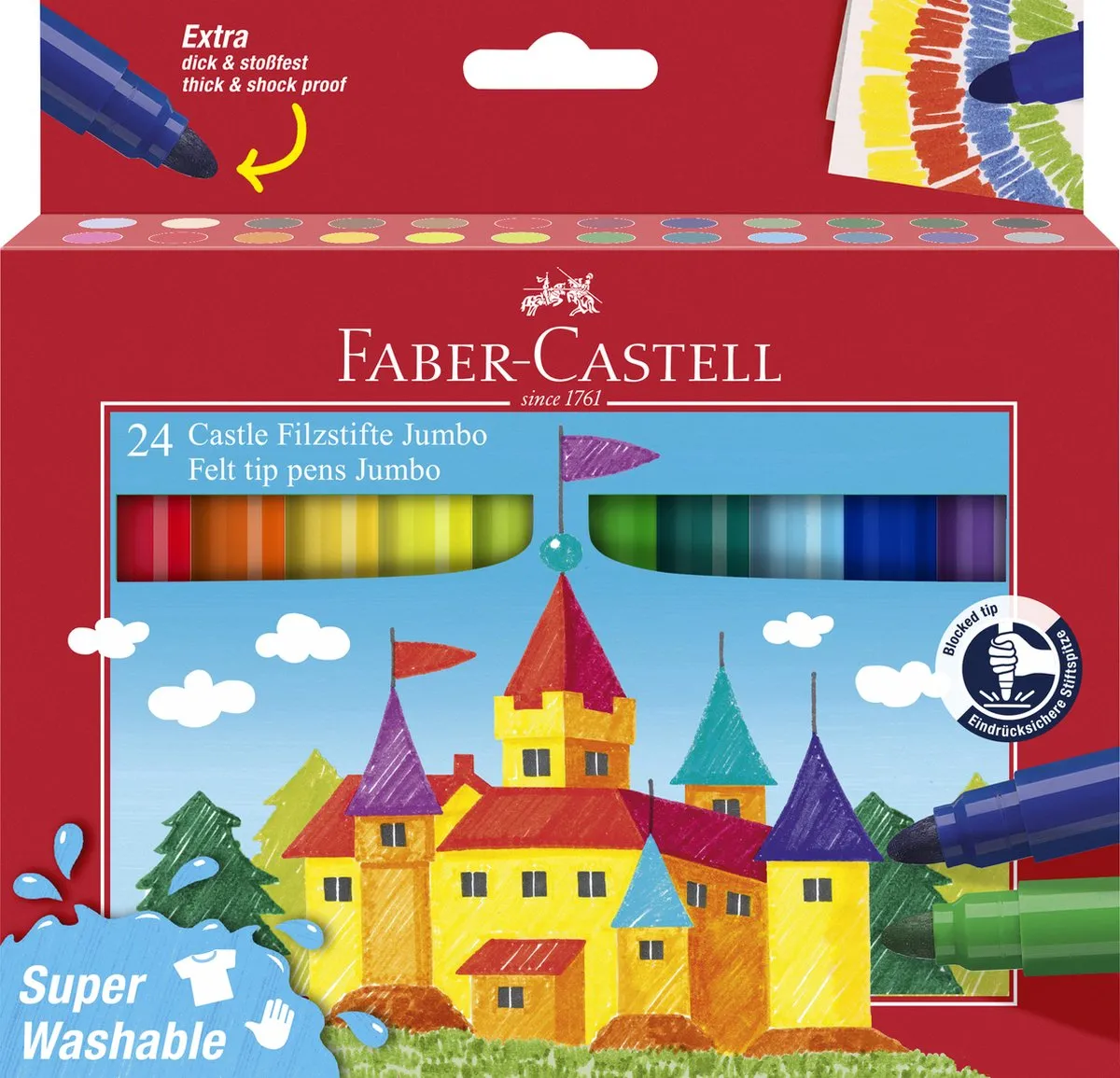Faber-Castell Jumbo Viltstiften FC-154324