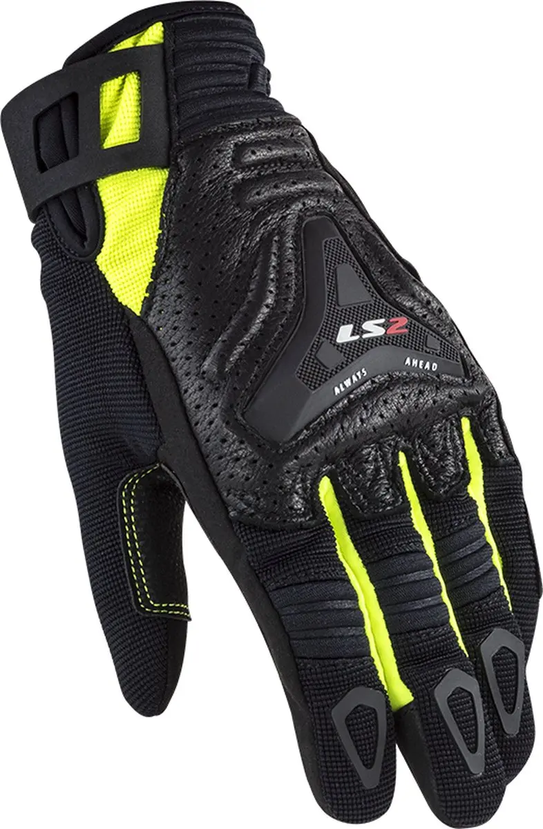 LS2 Handschoenen LS2 All Terrain Lady zwart / fluor geel maat M