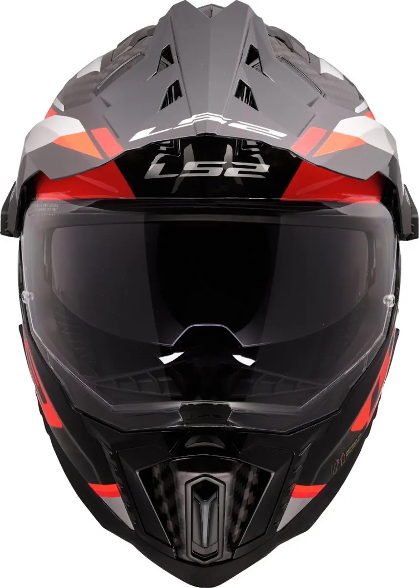 LS2 MX701 Explorer C Frontier II Motorhelm - XXXL - Oranje