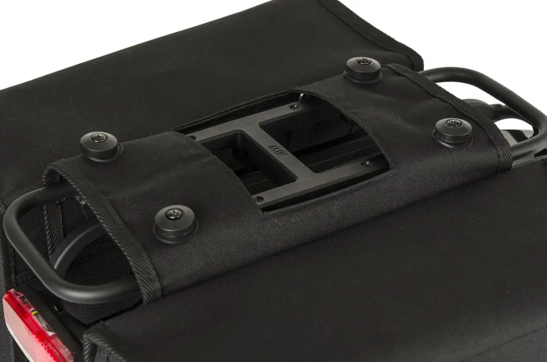 FastRider Hybride Dubbele Fietstas 26L - Zwart - afbeelding 6 van 6