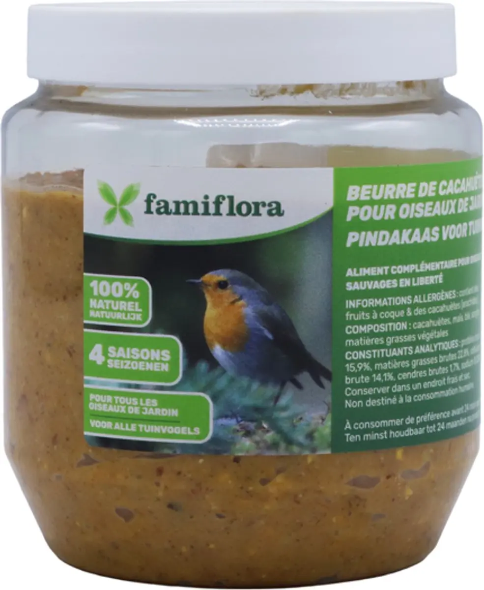 Famiflora Pindakaas Tuinvogels 350g