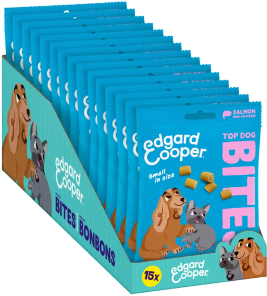 Edgard & Cooper Adult Bite S Zalm & Kip 50g