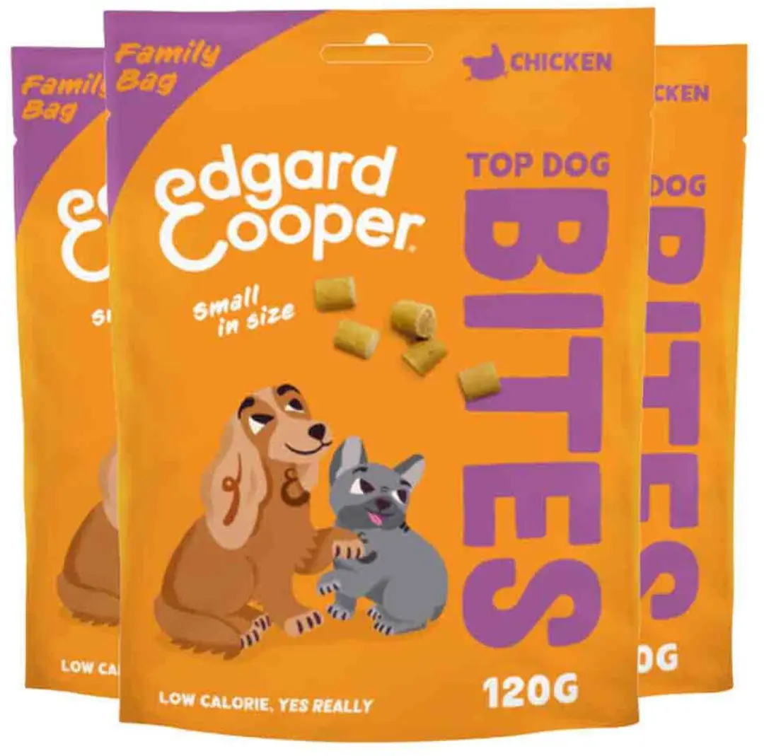3x Edgard & Cooper Adult Bite S Kip 120 gr