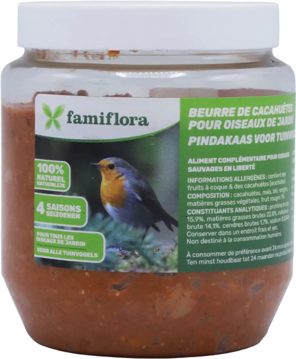 Famiflora Pindakaas Tuinvogels 350g - Bosvruchten