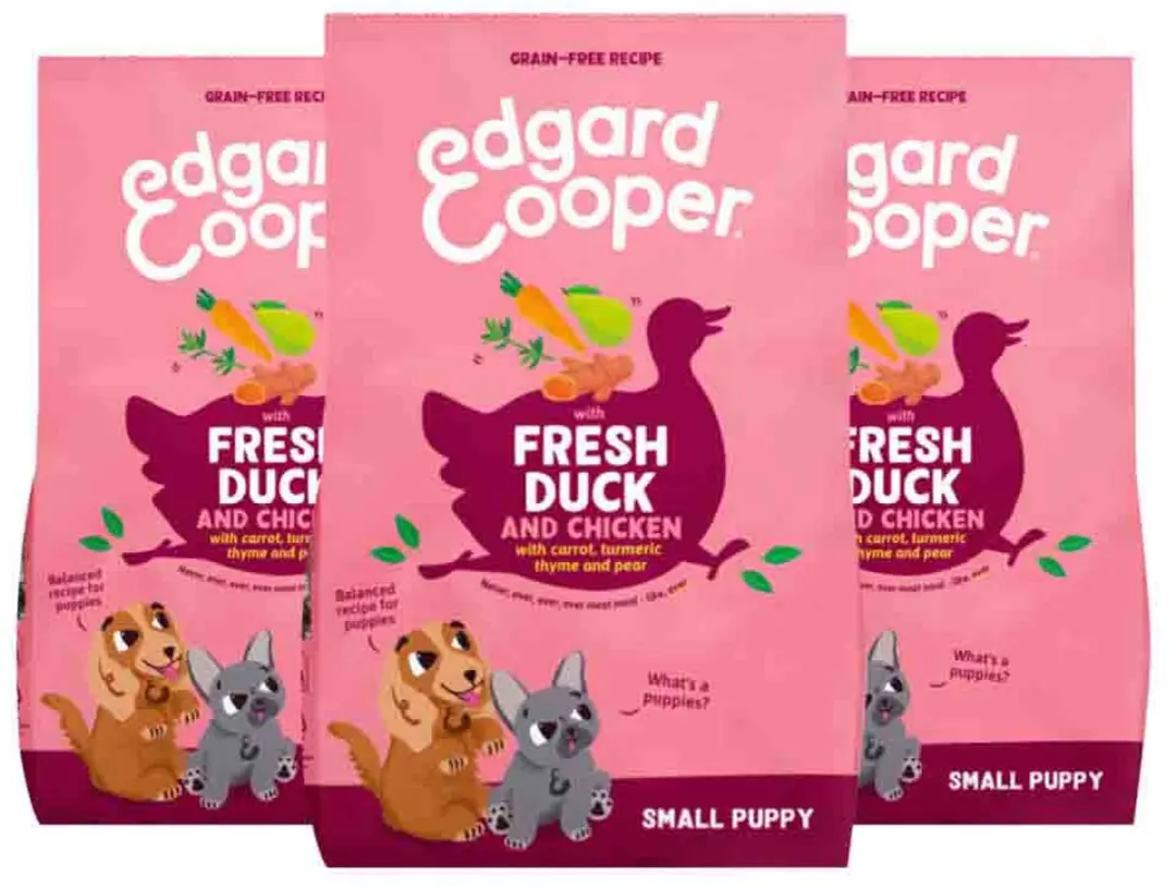 Edgard & Cooper Puppy Small Eend & Kip Droogvoer