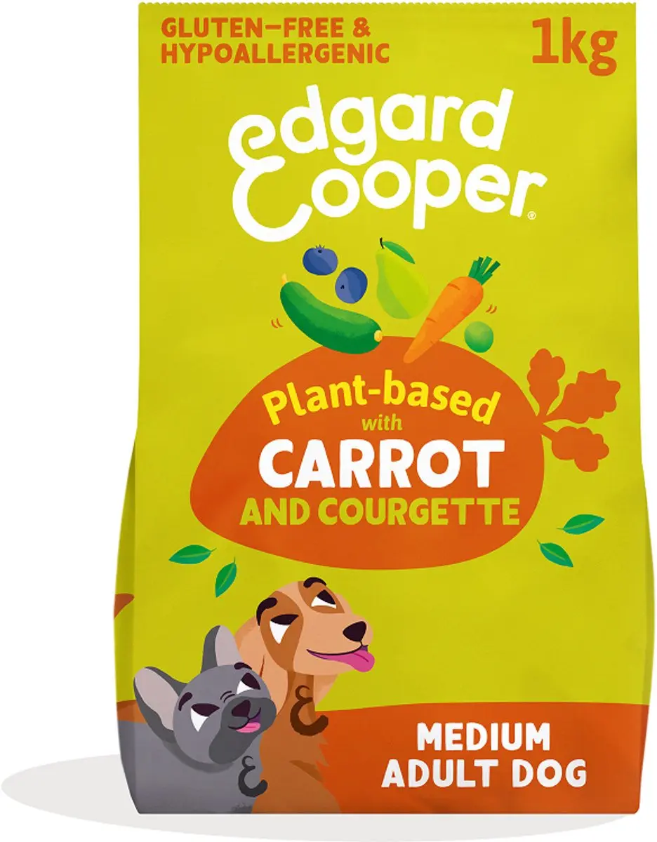 Edgard & Cooper Adult Hondenbrokken Wortel & Courgette 1kg