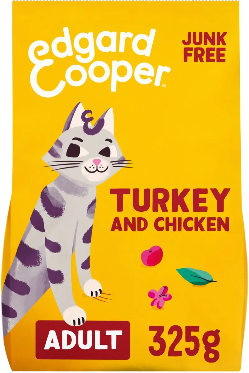 Edgard & Cooper Kat Adult Kalkoen & Kip 325g