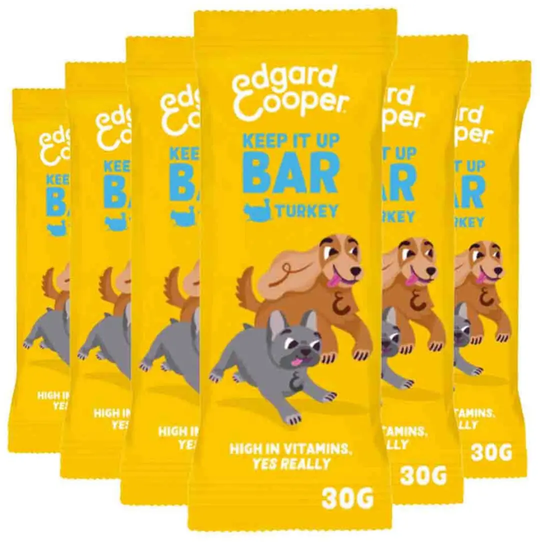 6x Edgard & Cooper Adult Bar Kalkoen 30 gr