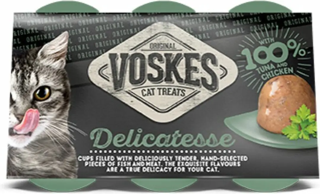 Voskes Tender Pieces Tonijn - Kip 12x25g - afbeelding 6 van 6
