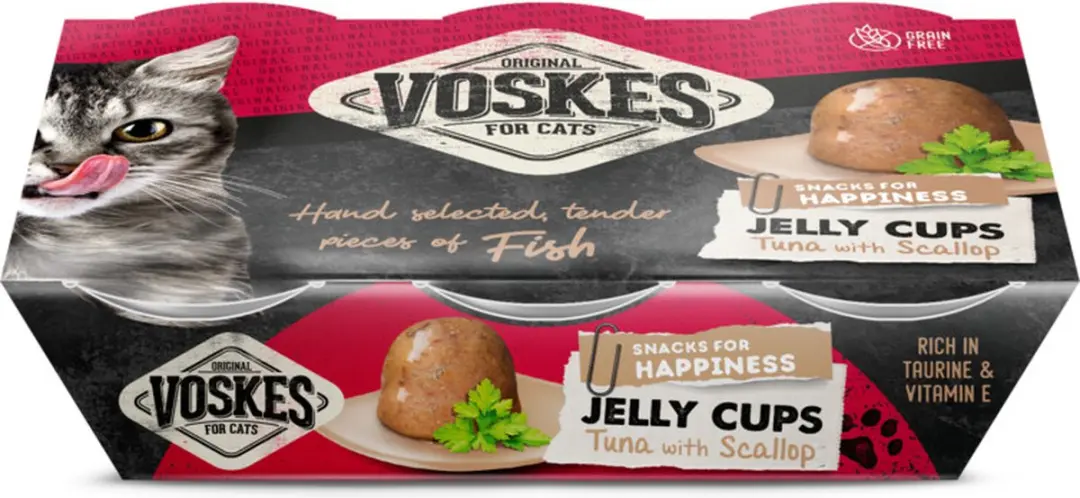 Voskes Tender Pieces Tonijn & Sint-Jakobsschelp 25g - 12x