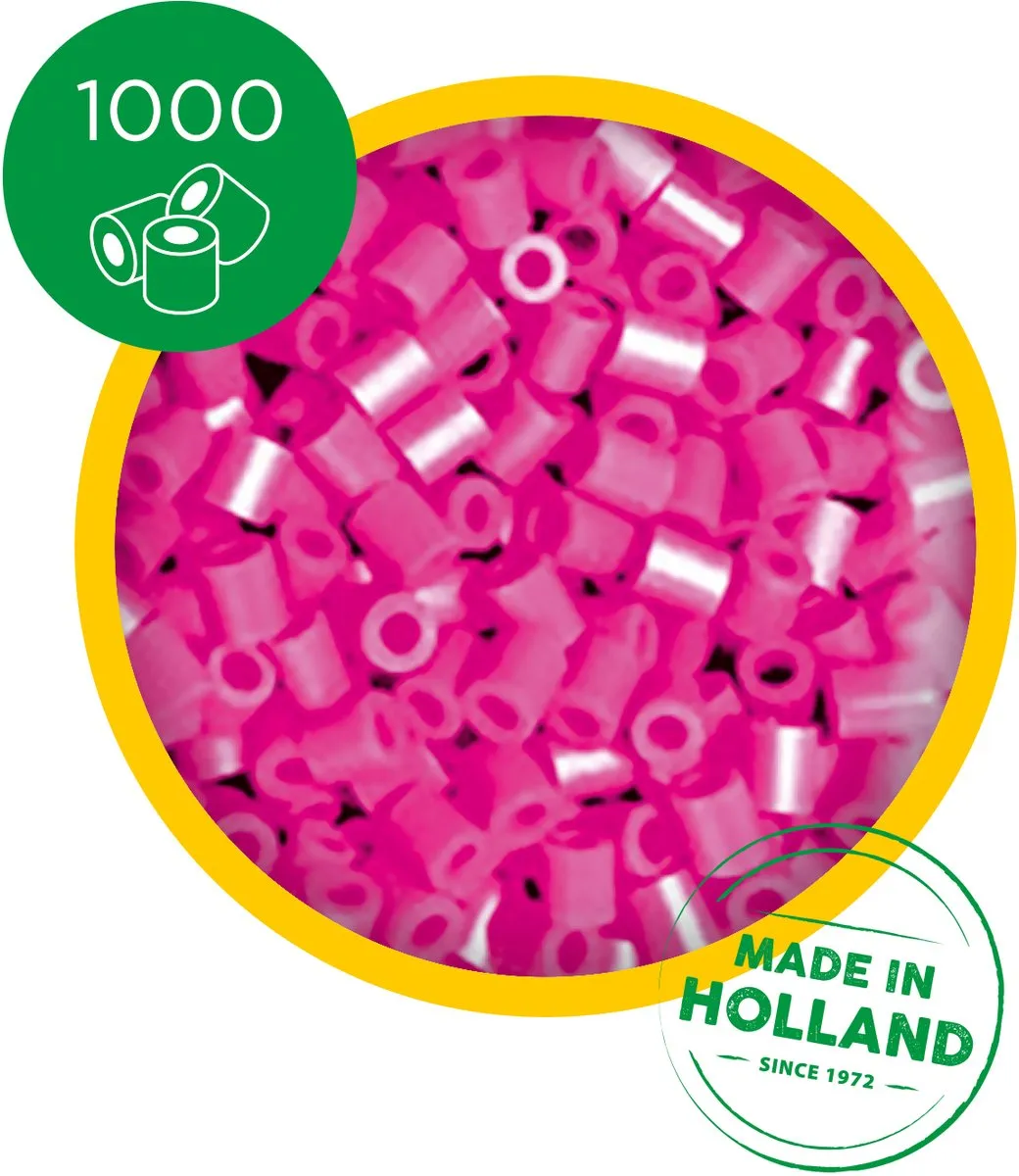 SES Creative Beedz Neon Roze Strijkkralen 1000 Stuks