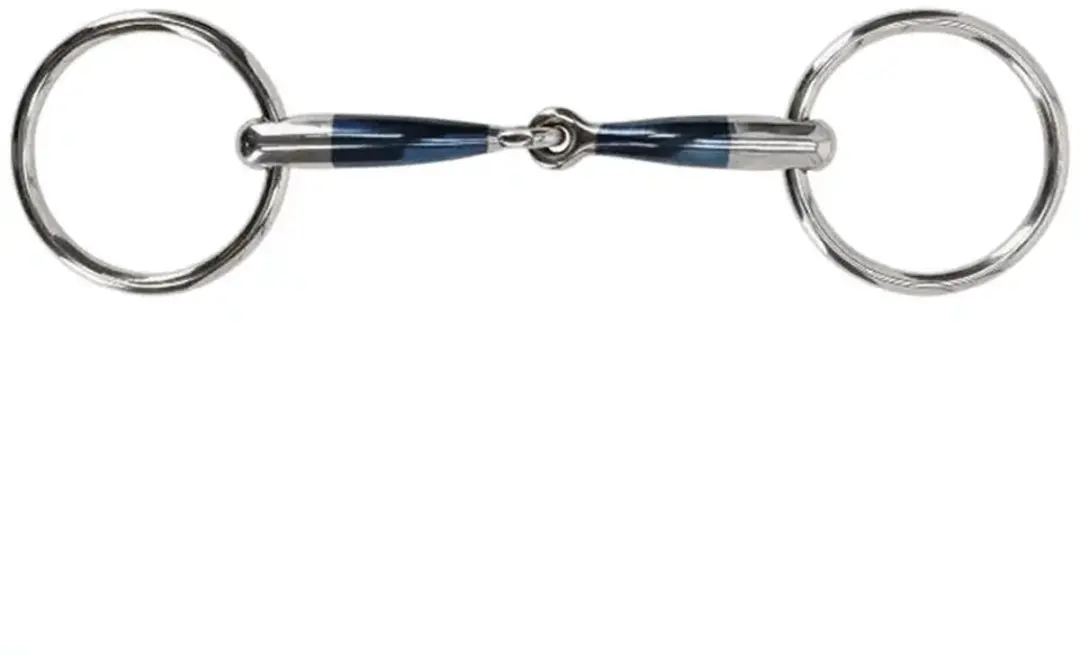 QHP Watertrens Anatomisch 14mm - 9,5 Blauw - afbeelding 3 van 3