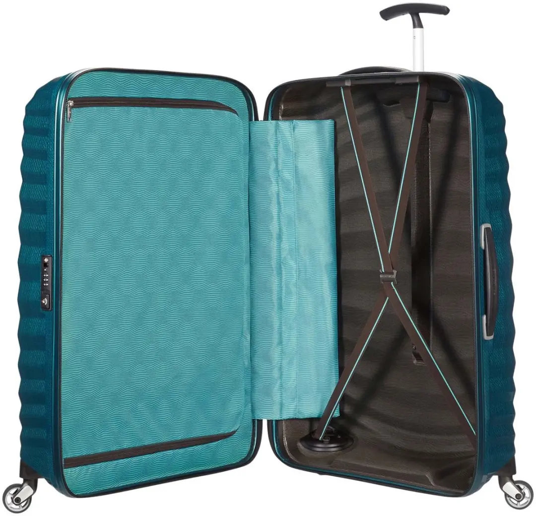 Samsonite Lite-Shock Spinner 75 Reiskoffer 98.5L - Petrol Blue