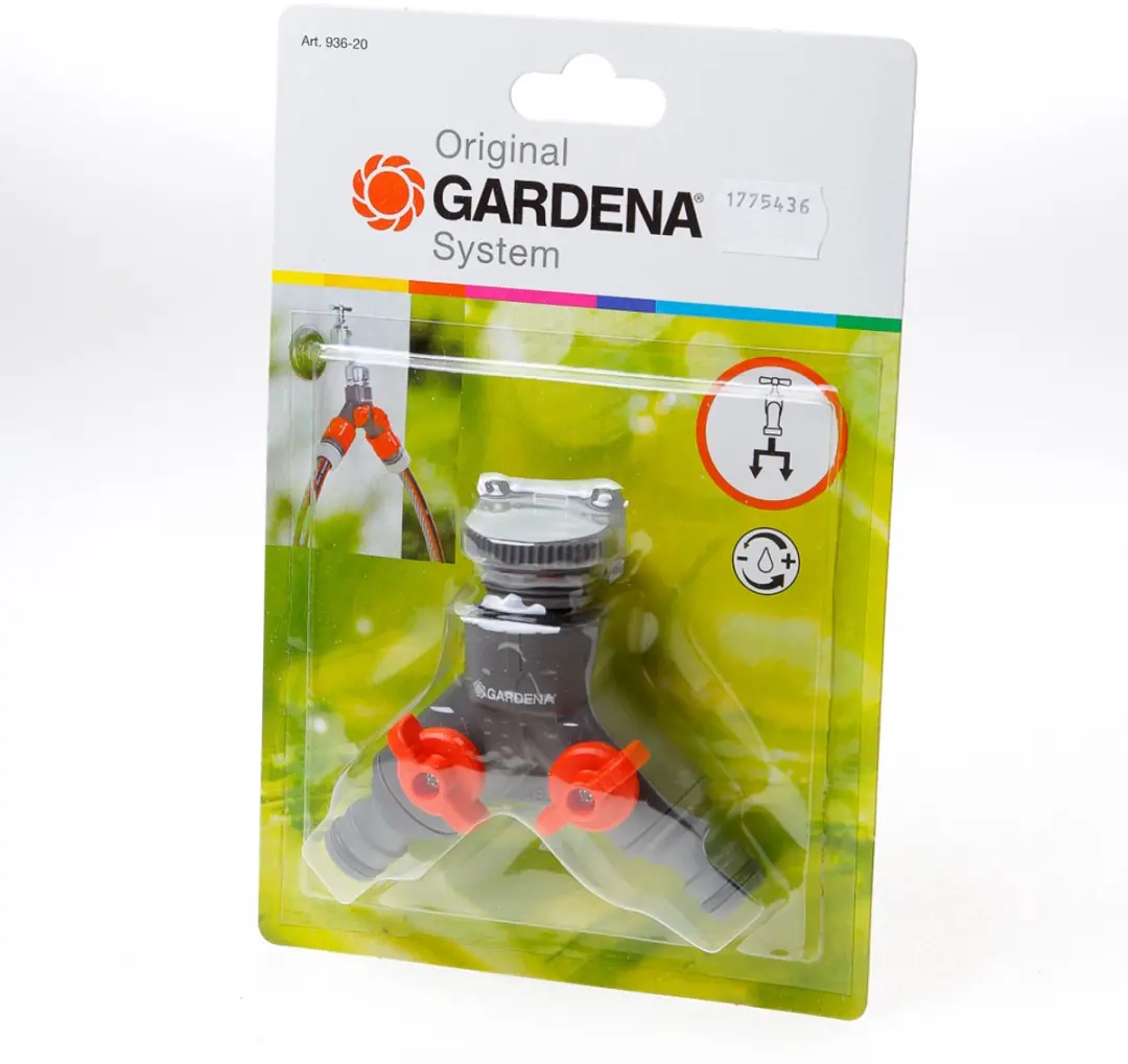 Gardena 2-wegventiel G 3/4" G 1/2" - 13mm