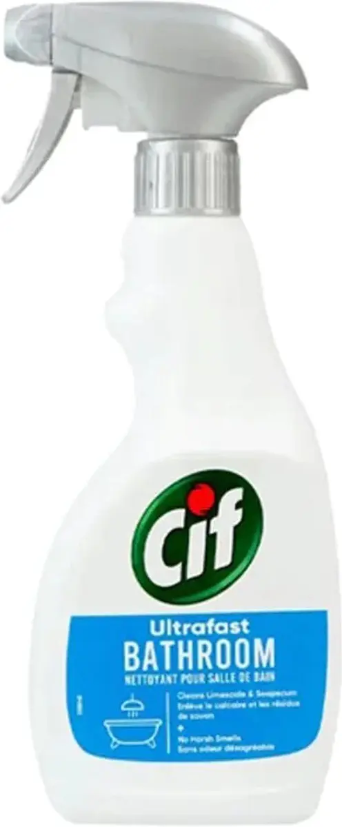Cif Ultrafast Badkamerreiniger Spray 500ml - afbeelding 2 van 2
