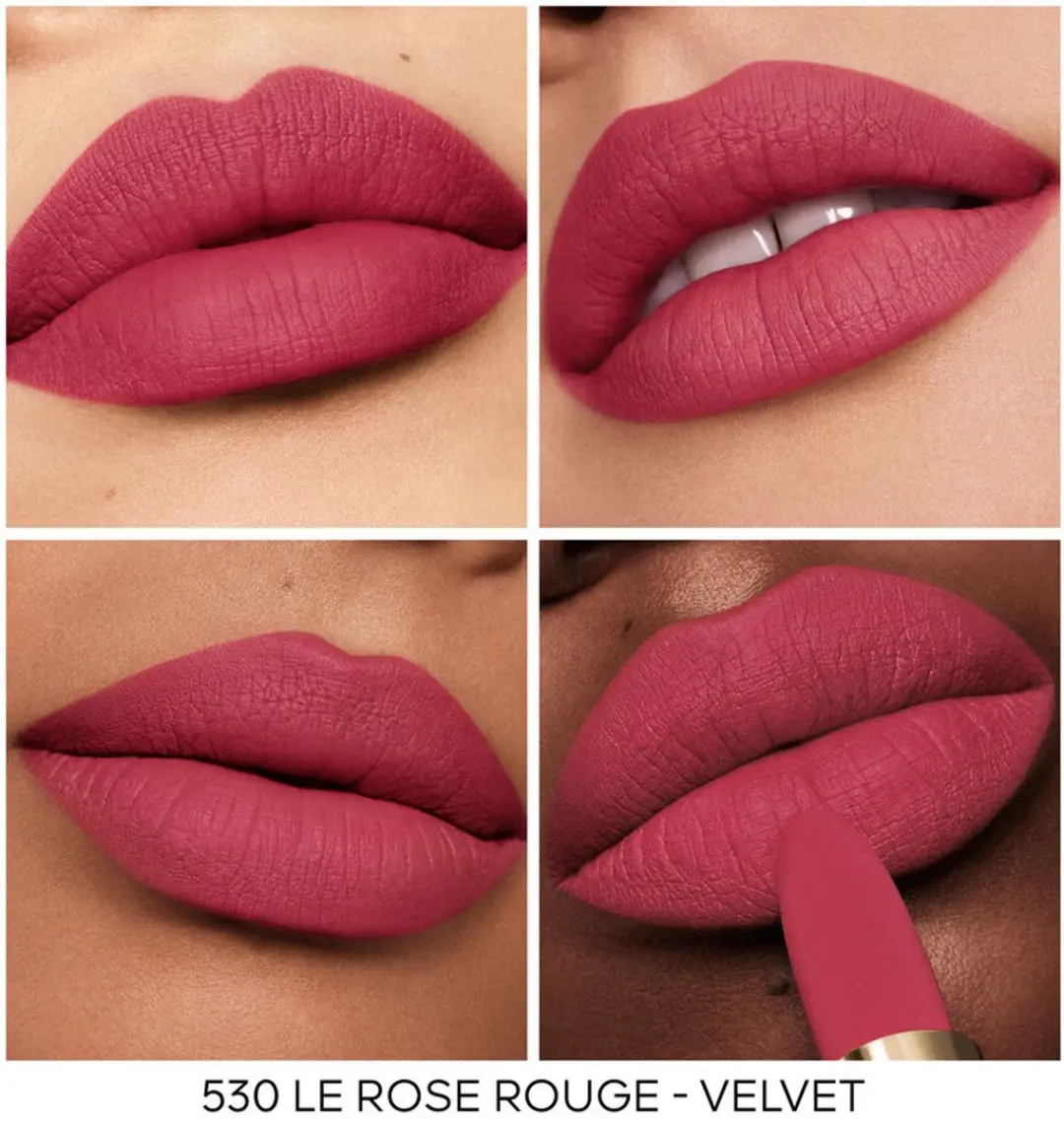 Guerlain Rouge G 530 Le Rose Rouge Mat Lipstick - G044303 - afbeelding 3 van 4