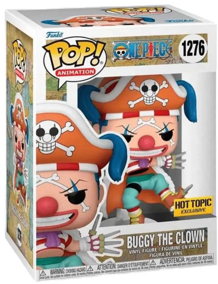 Funko Pop! One Piece Buggy the Clown Exclusief Grail Rare 66428 - Multicolor - afbeelding 6 van 6