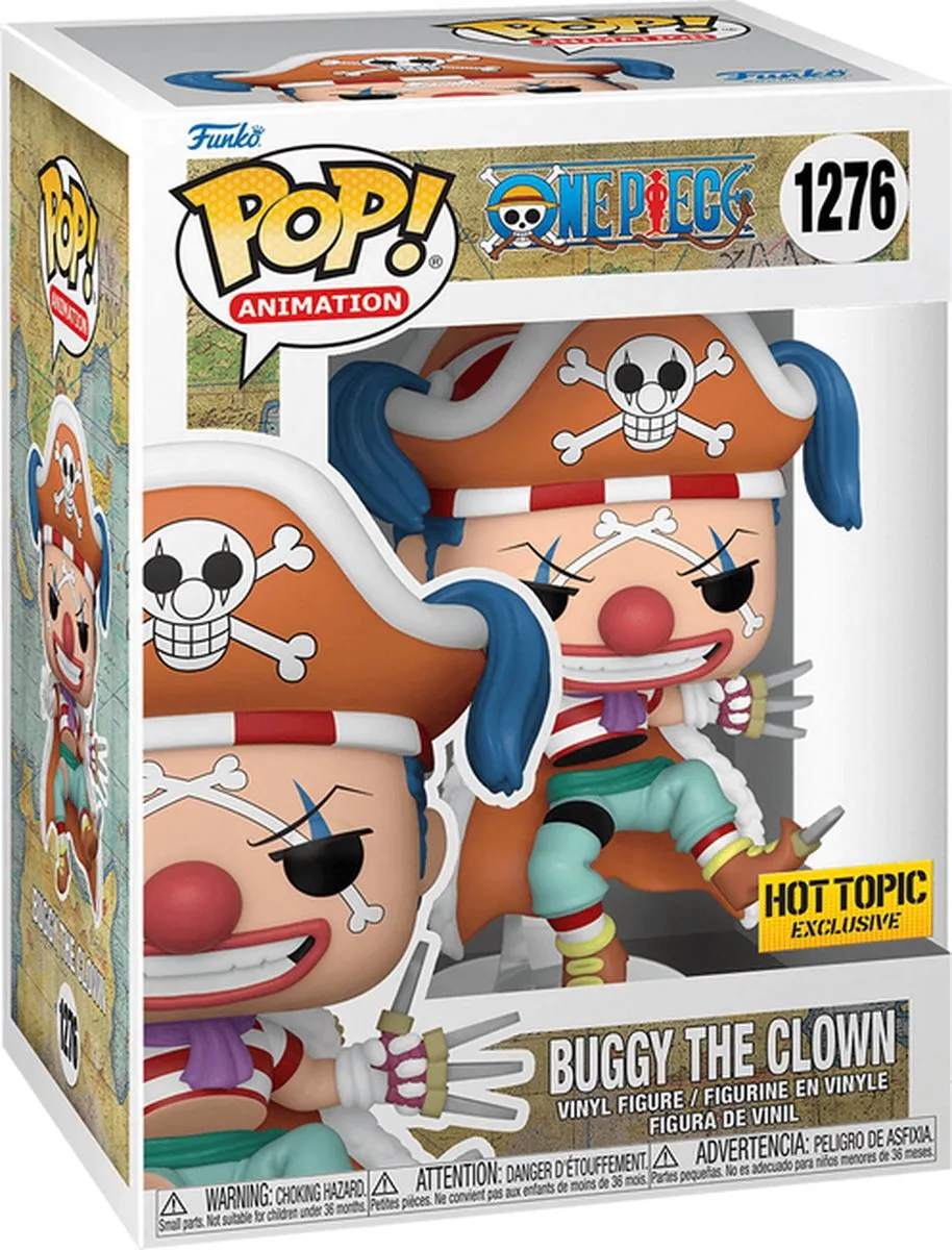 Funko Pop! One Piece Buggy the Clown Exclusief Grail Rare 66428 - Multicolor