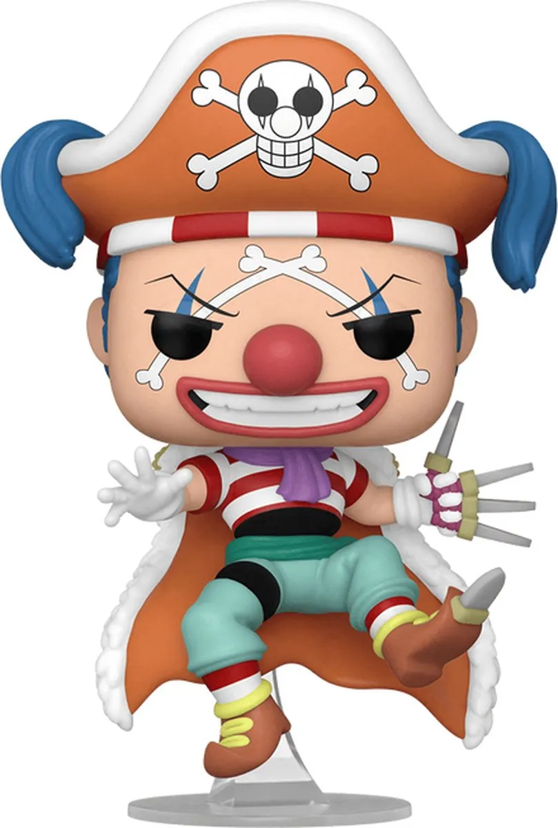 Funko Pop! One Piece Buggy the Clown Exclusief Grail Rare 66428 - Multicolor