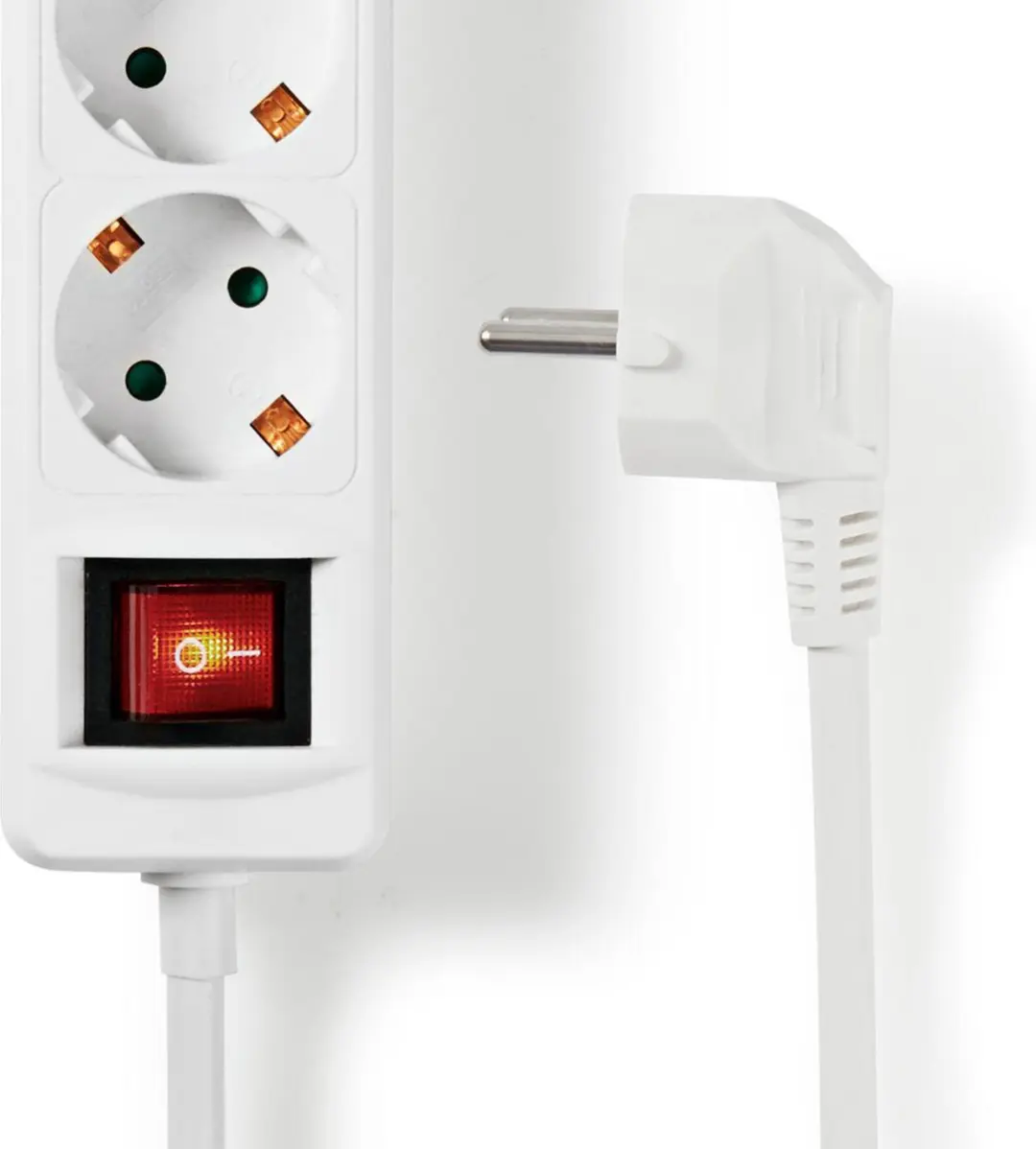 Nedis Stekkerdoos 3-wegs 1.5m 3680W USB - Wit