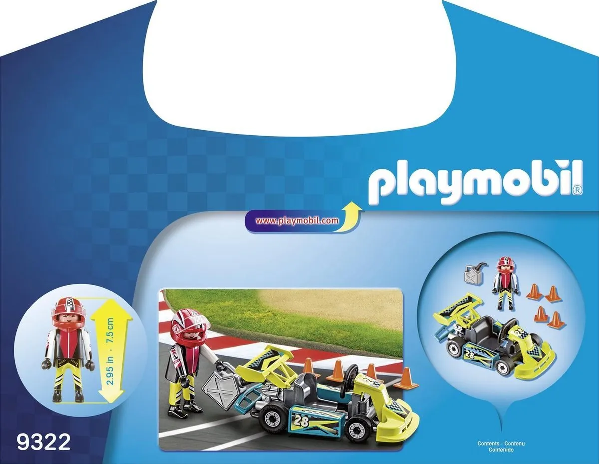 Playmobil City Action Go-Kart 9322 - Speelfiguur - Multicolor - afbeelding 6 van 6