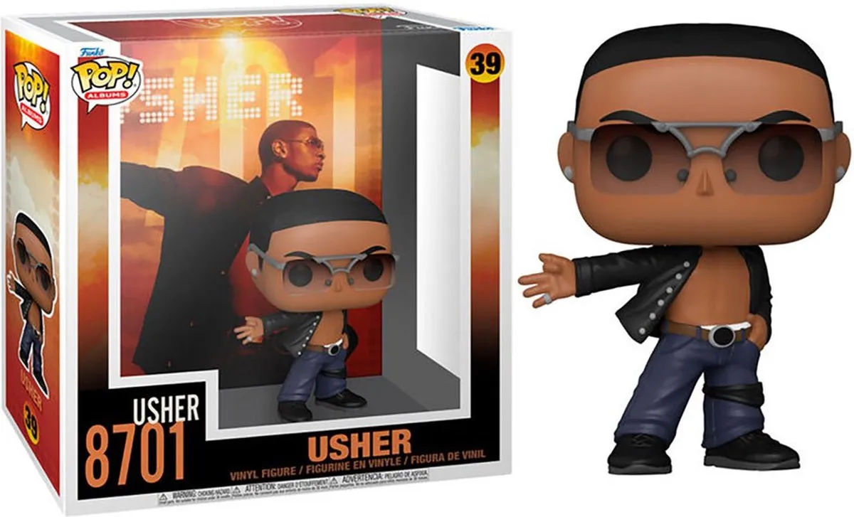 Funko POP! Usher Album 8701 Verzamelfiguur - 9 cm - Multicolor