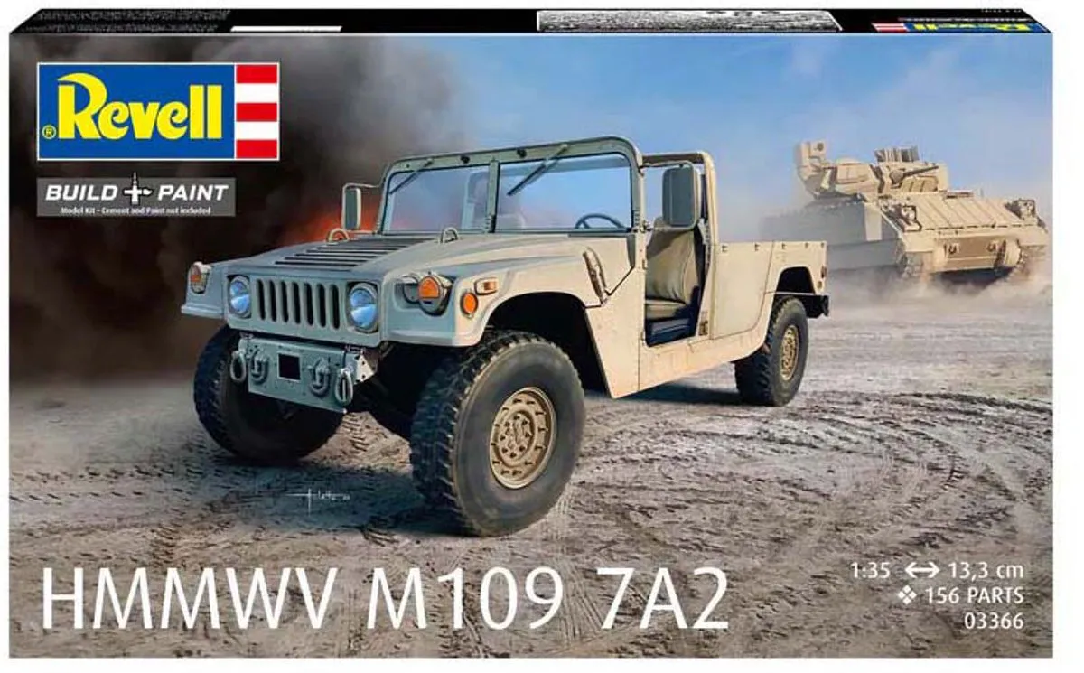Revell 03366 Humvee M1097A2 Modelbouwpakket - 1:35 - Multi