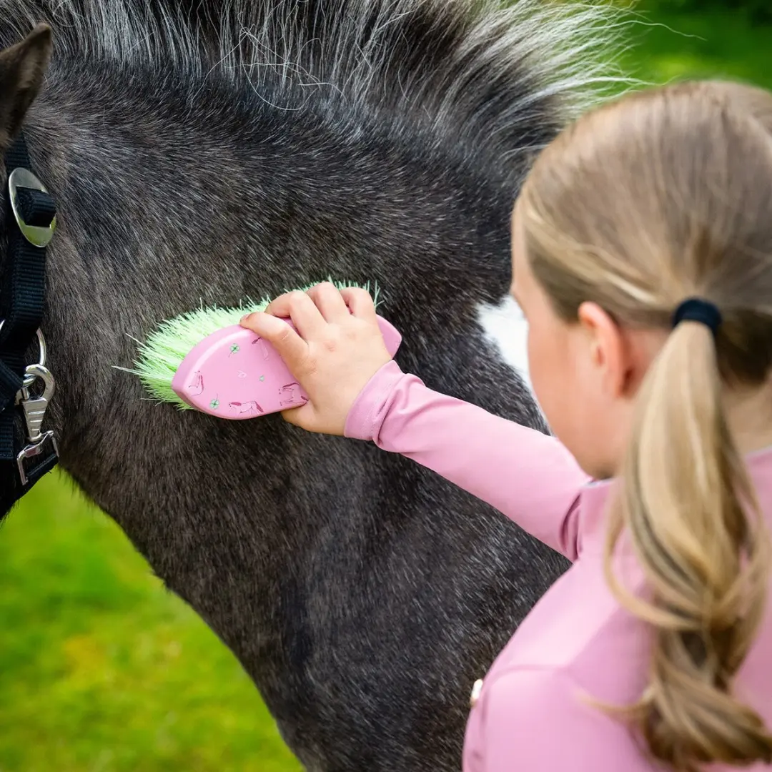 QHP Borstelset Lucky Start Pretty Pink - 5-delig - afbeelding 5 van 6