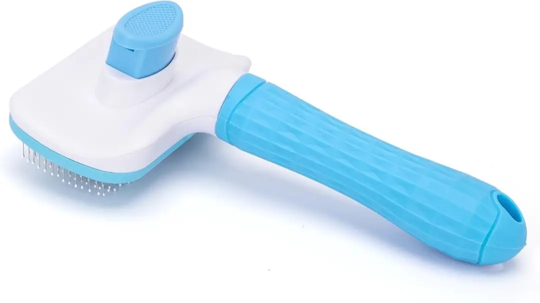Nobleza Slickerborstel - Zelfreinigend - Blauw/Wit/Zilver