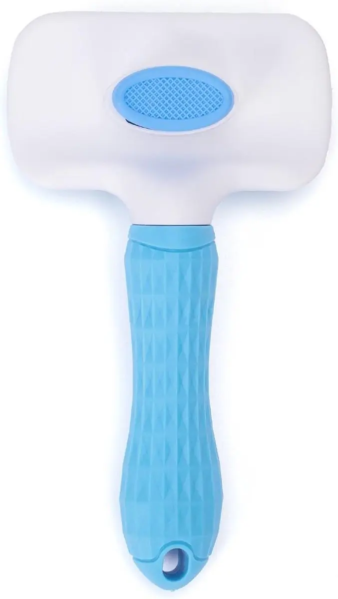 Nobleza Slickerborstel - Zelfreinigend - Blauw/Wit/Zilver