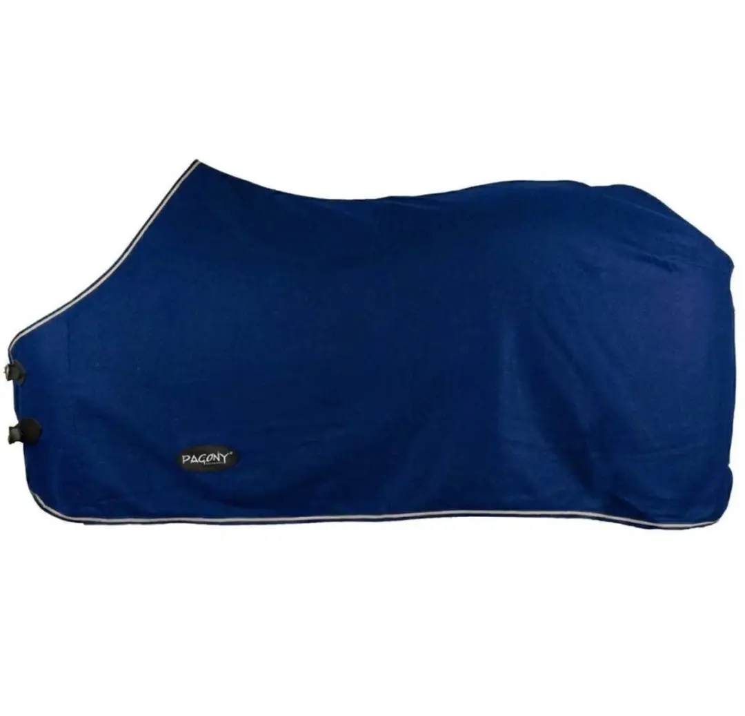 Pagony Britt Wollen Paardendeken 175 - Blauw - afbeelding 2 van 6