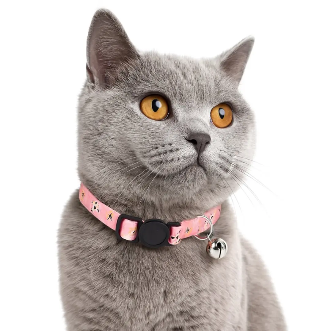 Nobleza Kittenhalsband Roze Vlinders