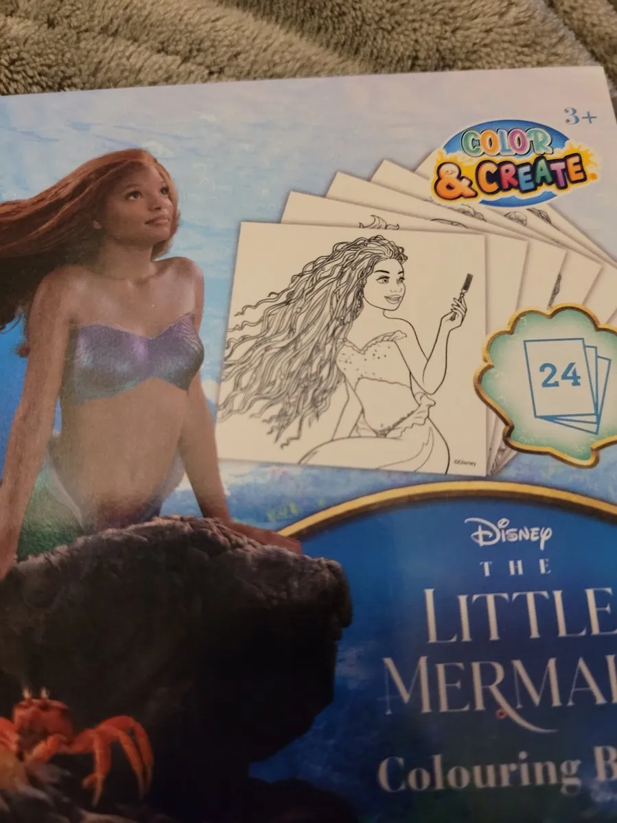 Disney The Little Mermaid Kleurboekje - 24 Pagina's - Blauw