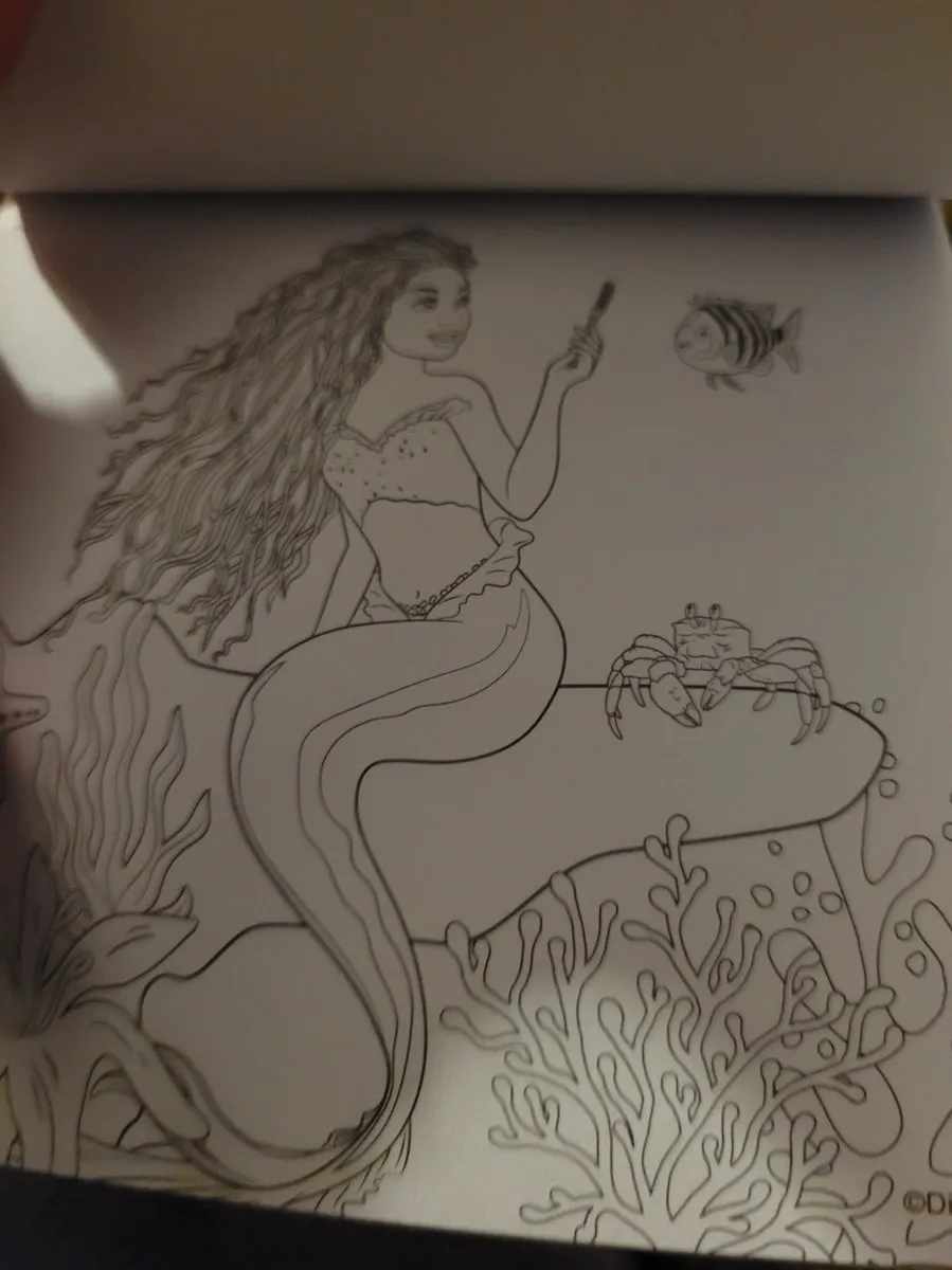 Disney The Little Mermaid Kleurboekje - 24 Pagina's - Blauw