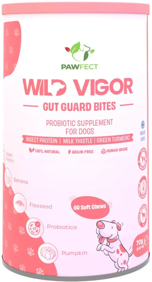 Pawfect Wild Vigor Gut Guard Bites 70 gr.