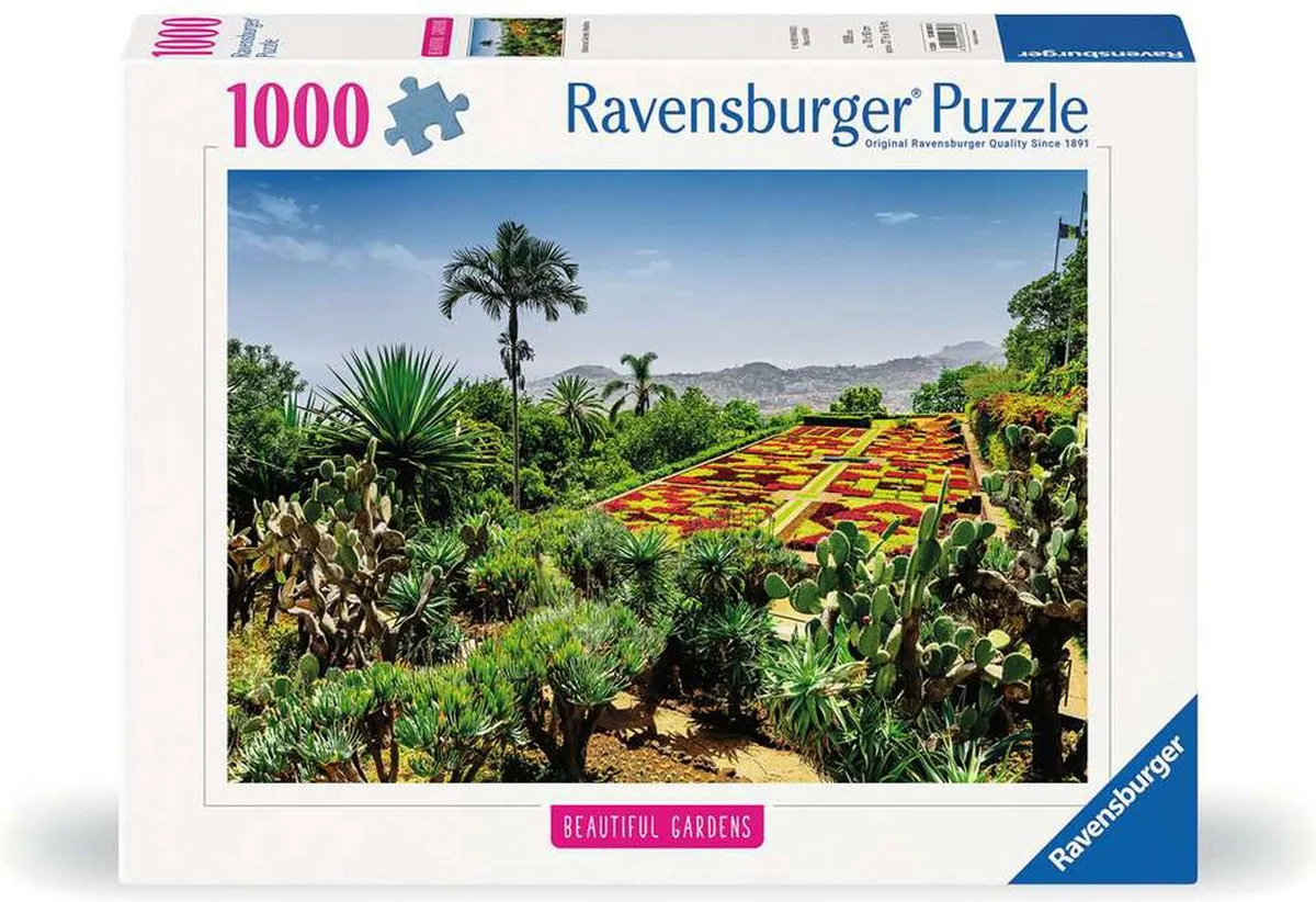 Ravensburger Botanical Garden Madeira Puzzel 1000 Stuks - Multicolor