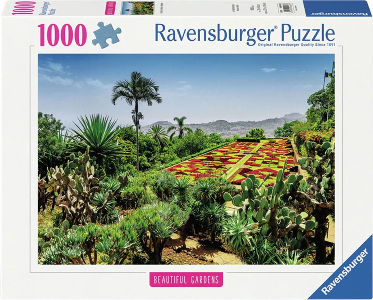 Ravensburger Botanical Garden Madeira Puzzel 1000 Stuks - Multicolor