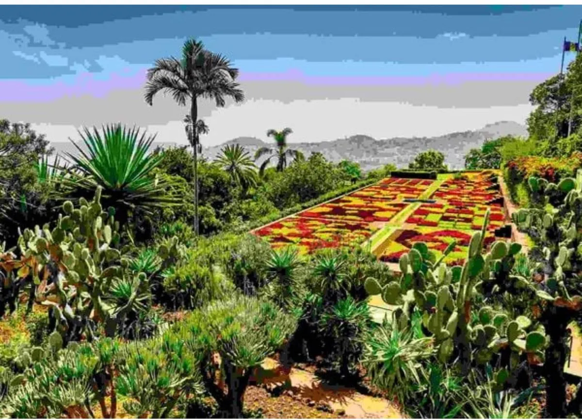Ravensburger Botanical Garden Madeira Puzzel 1000 Stuks - Multicolor