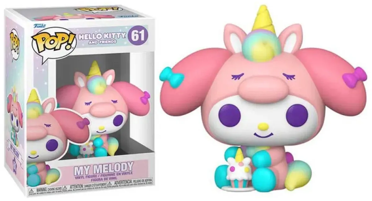 Funko Pop! Sanrio Hello Kitty My Melody Unicorn Party 65751 - afbeelding 6 van 6