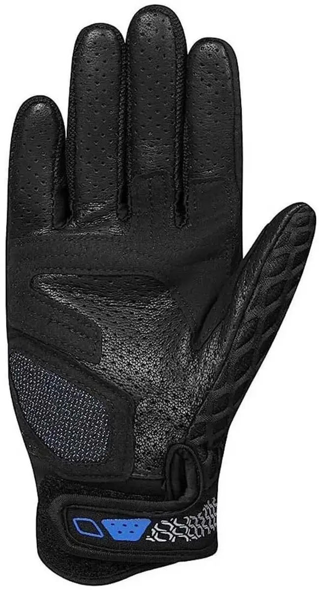 Ixon Gravel Air Black Grey Blue 1044 Motorcycle Gloves L - Maat L - Handschoen