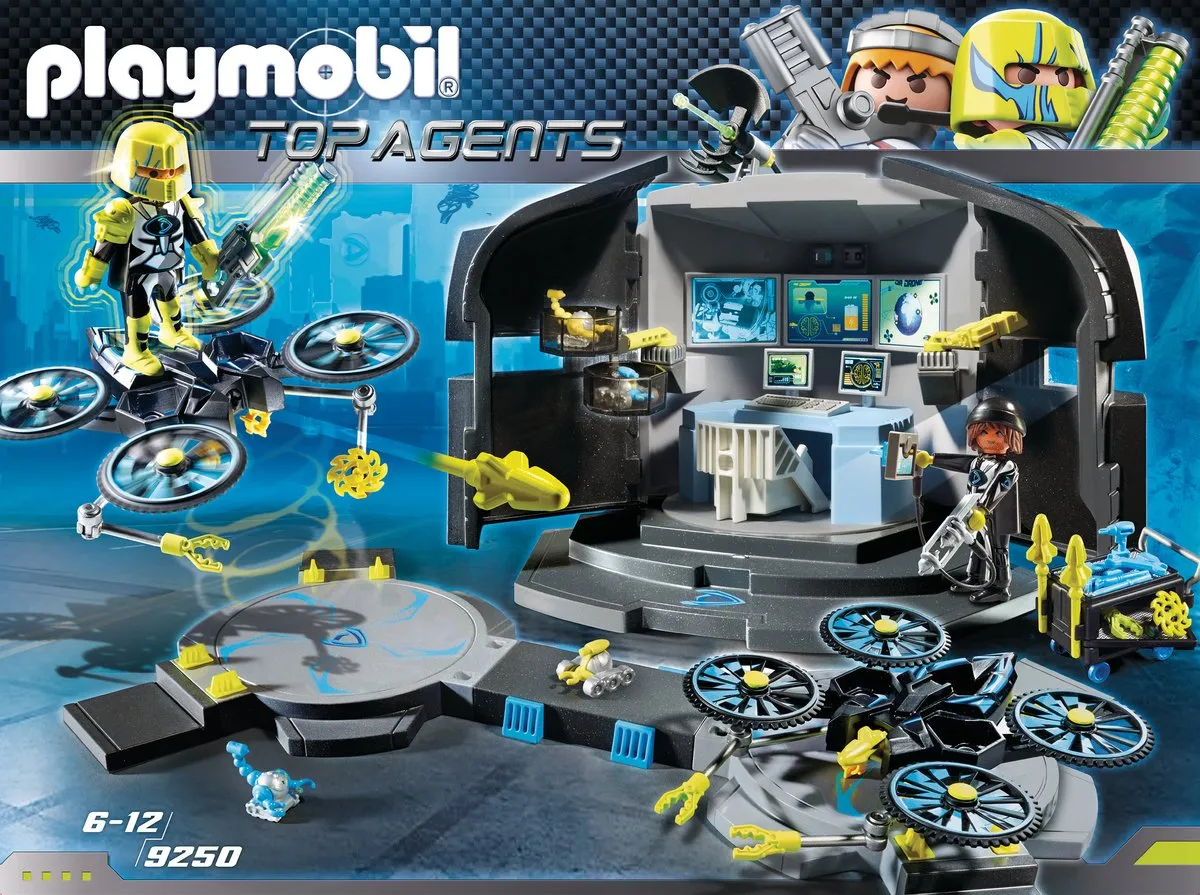 Playmobil Dr. Drone Commandocentrum 9250 - Multicolor