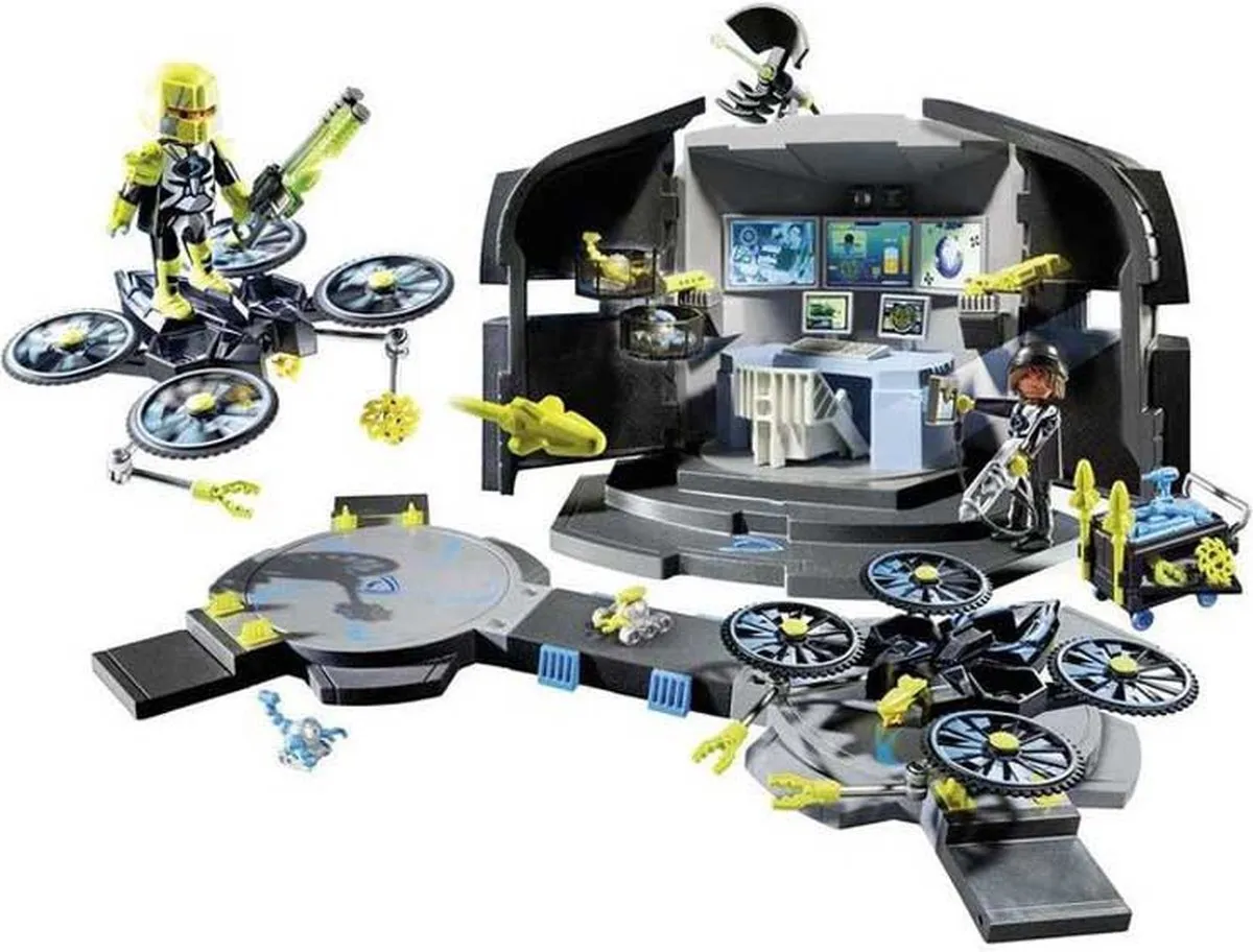 Playmobil Dr. Drone Commandocentrum 9250 - Multicolor