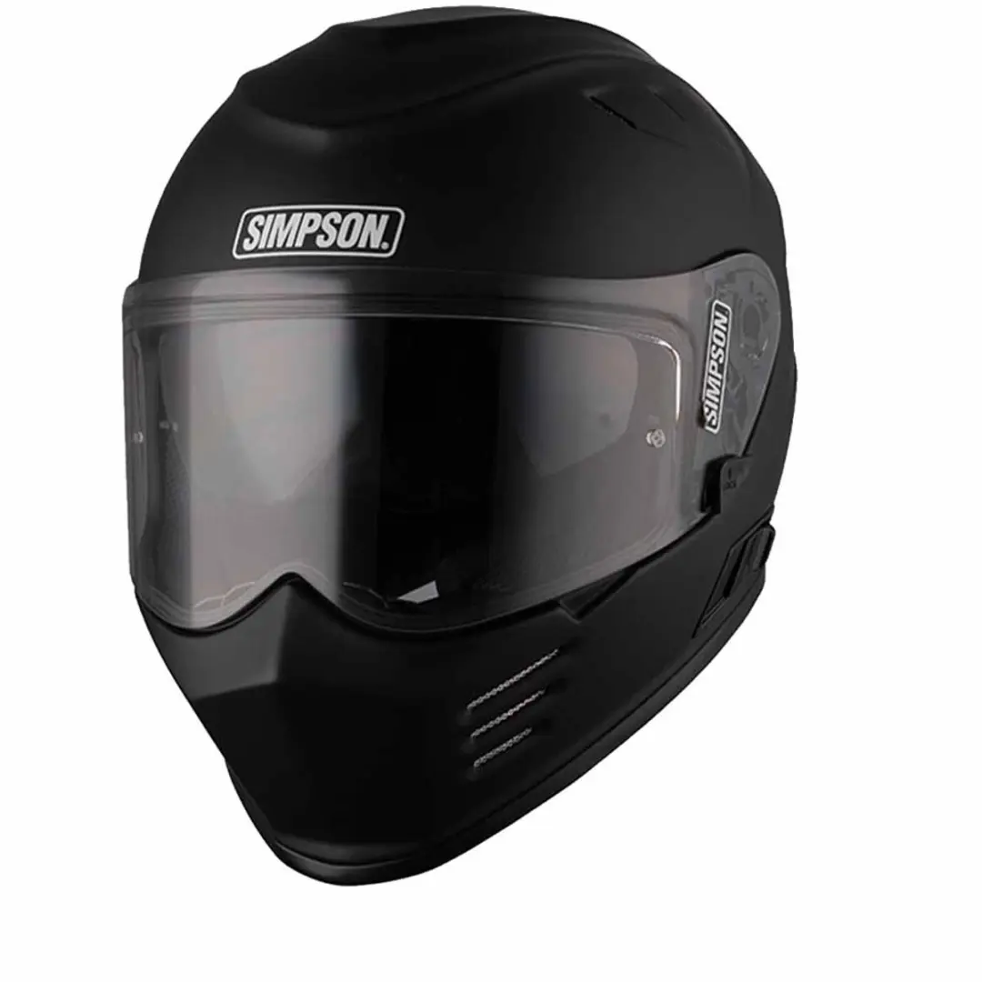Simpson Venom Mat Zwart ECE22.06 Integraalhelm