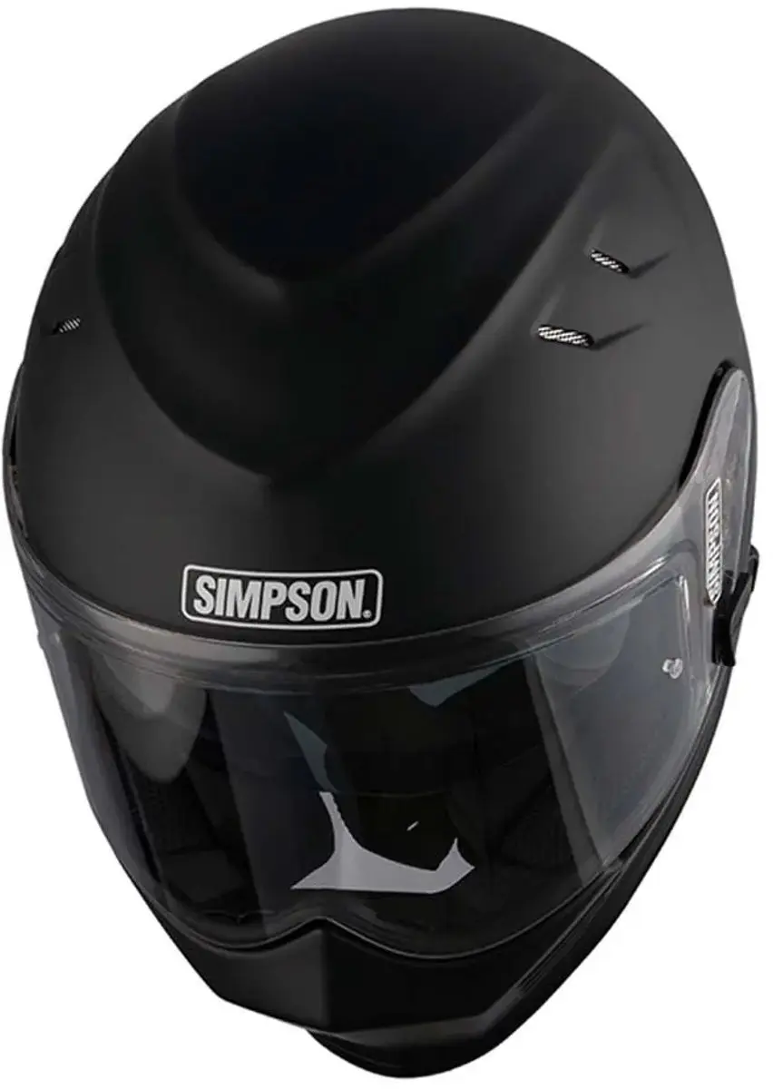 Simpson Venom Integraalhelm - L - Mat Zwart