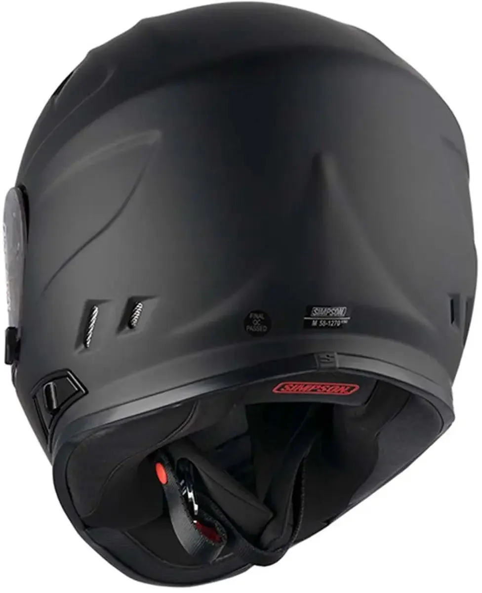 Simpson Venom Integraalhelm - L - Mat Zwart
