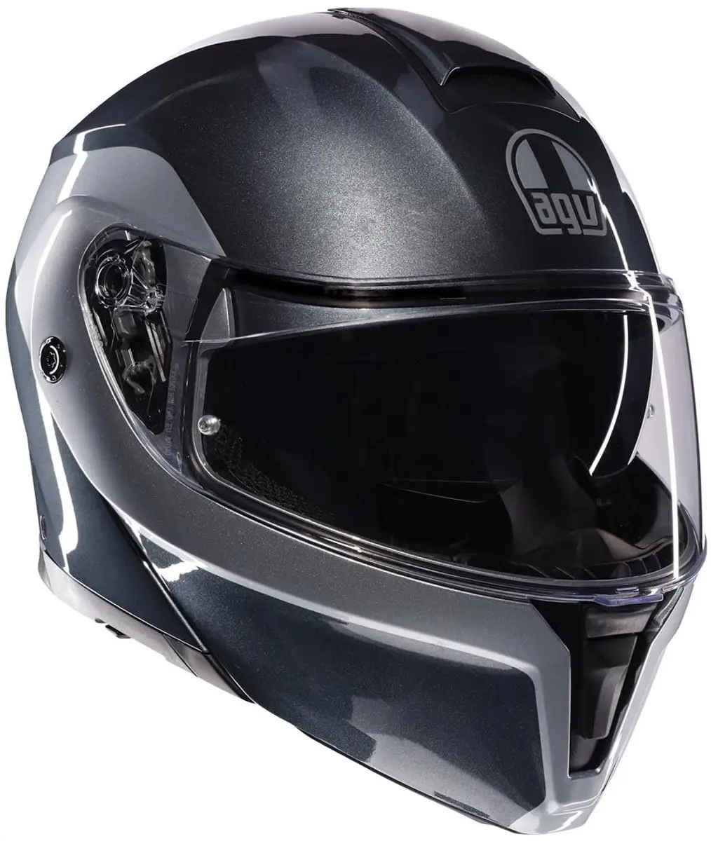 AGV Streetmodular systeemhelm Levico grijs zilver M